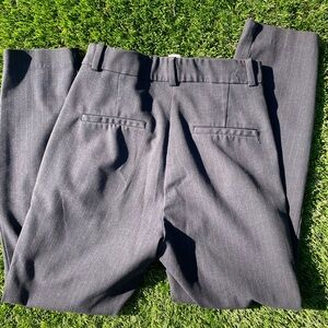 Gray Pinstripe Trousers